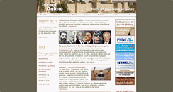 Desktop Screenshot of israel-online.dk