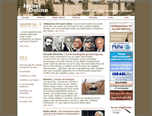 Tablet Screenshot of israel-online.dk